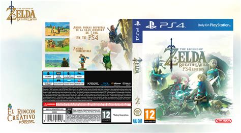 Zelda Breath Of The Wild Ps4 Edition Cover By Elrinconcreativo On