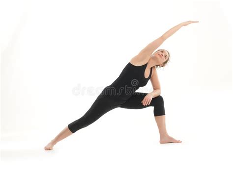 Stretching Yoga Pose Demonstration Stock Photo Image Of Yoga Utthita