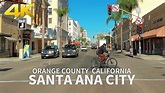 [4K] Driving Santa Ana City in Orange County, California, 4K UHD - YouTube