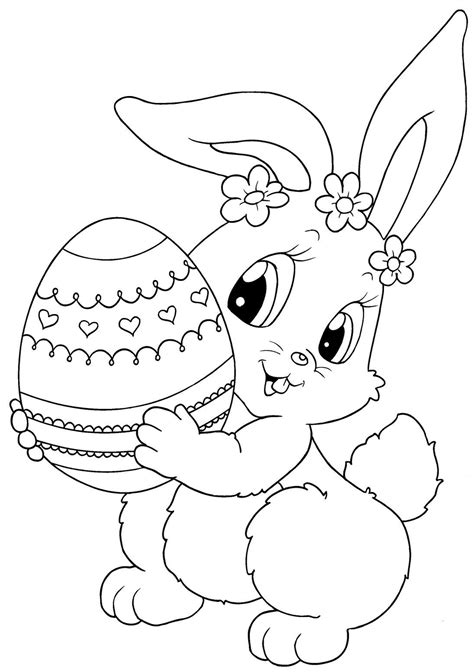 Easter egg coloring pages to print. Easter coloring page | Easter bunny colouring, Bunny ...