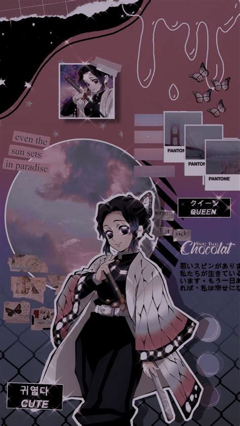 Shinobu Kochou Aesthetic Wallpaper Cool Anime Wallpapers Anime