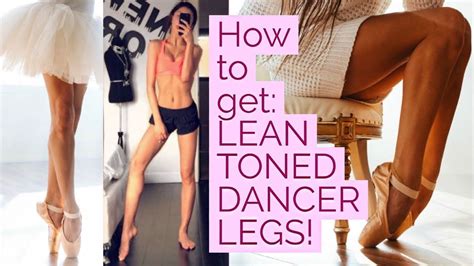 How To Get Lean Toned Dancer Legs 15min At Home Ballet