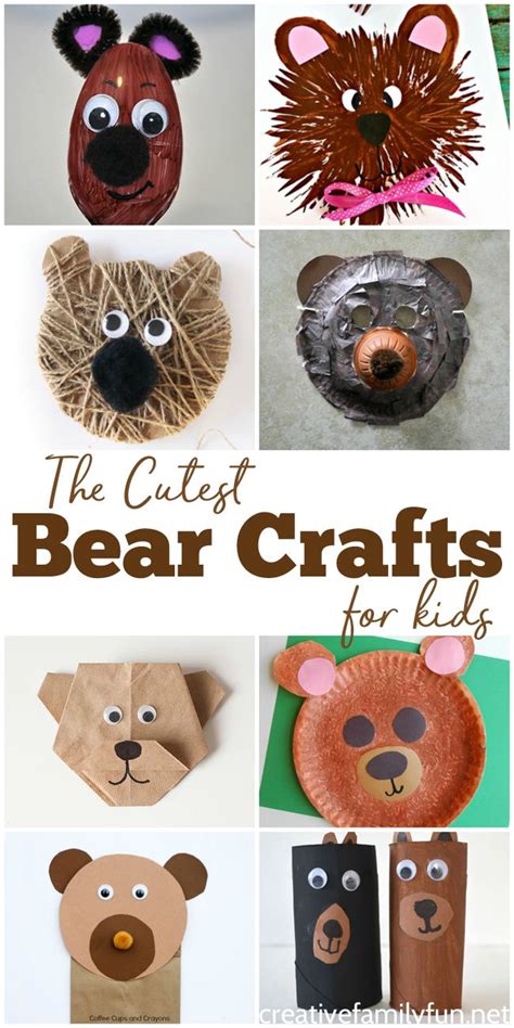 The Cutest Bear Crafts For Kids