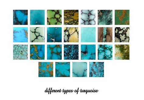 Different Types Of Turquoise Turquoise Color Natural Turquoise