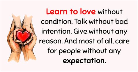 Learn To Love Without Condition