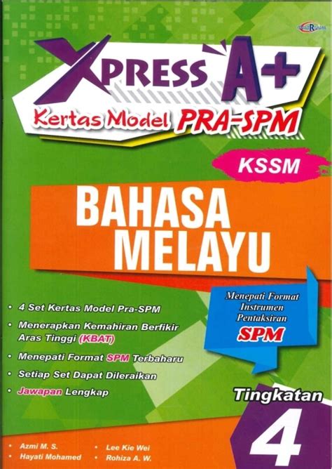 Xpress A Kertas Model Pra Spm Bahasa Melayu Tingkatan Kssm Spm My Xxx Hot Girl
