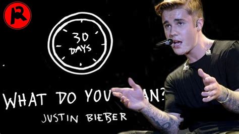 Justin Bieber What Do You Mean Track Review Youtube