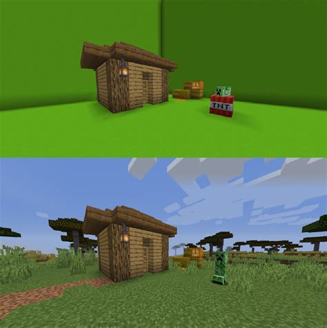 I Made Minecraft Before And After Green Screen Rminecraft
