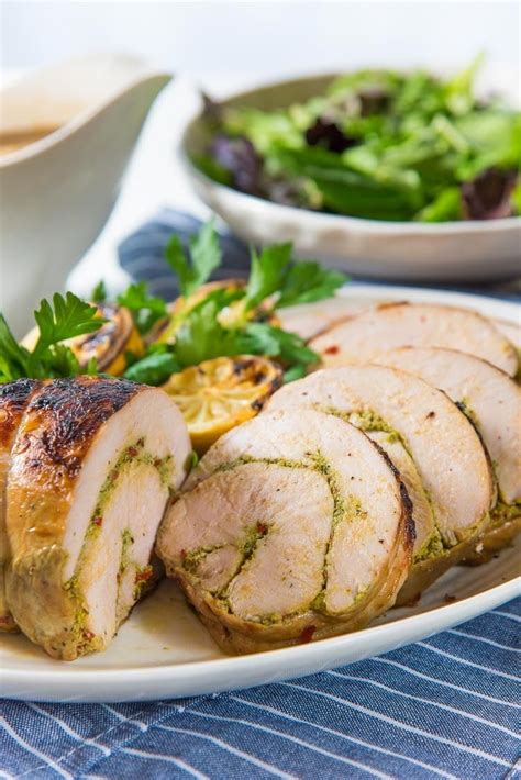 Spread the turkey bones in a roasting pan, drizzle with the canola oil, and toss to coat with the oil. Cooking Boned And Rolled Turkey - All reviews for boned ...