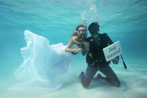 Wedding Inspiration Dreams Seriously Beautiful Underwater Wedding