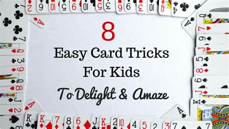 Get your share of over $400,000.00 a month they pay to their survey takers. 8 Easy Card Tricks for Kids to Delight and Amaze