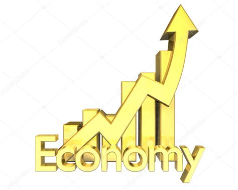 3d Economy Statistics Graphic In Gold — Stock Photo © Fambros 5052929