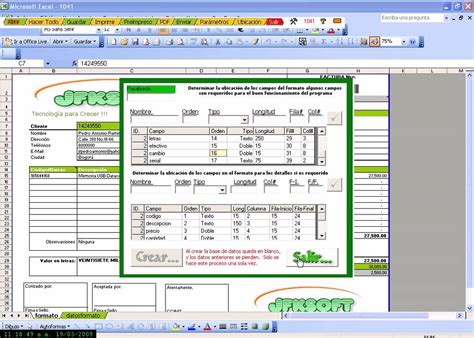 Factura Excel Facturacion Con Excel Graba Envia Crea Pdf Xml Formatos