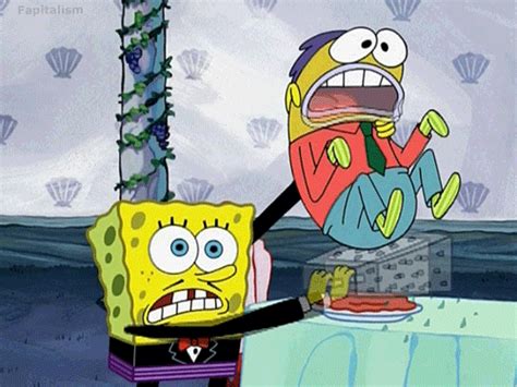 Customer Service Waiter  By Spongebob Squarepants Find And Share On