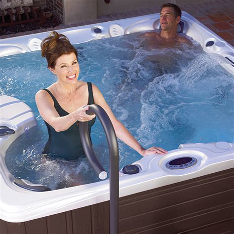 Caldera® Spas Spa Side Handrail Hot Tubs Sioux Falls Brookings Mitchell Swim Spas Saunas