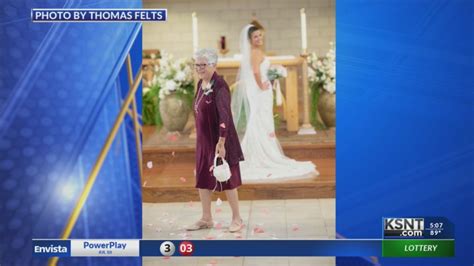 89 year old serves as flower girl in granddaughter s wedding ksnt 27 news