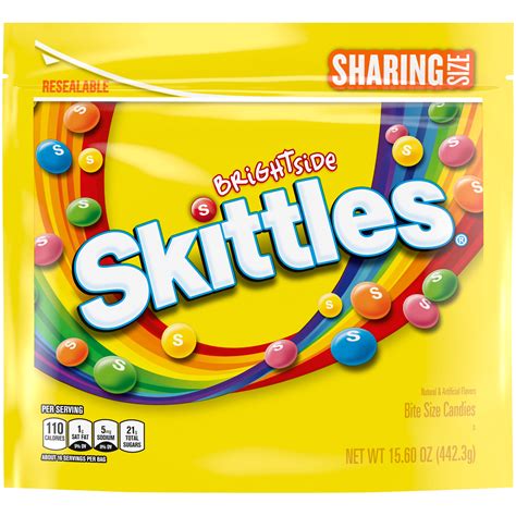 Skittles Brightside Sharing Size Candy Bag Ubicaciondepersonascdmx