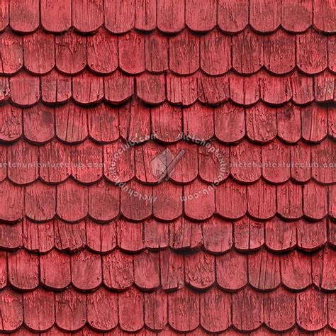 Wood Shingle Roof Texture Seamless 03872