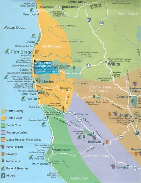 Southern California Campgrounds Map Printable Maps