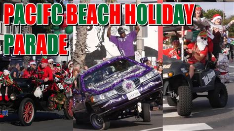 Pacific Beach Holiday Parade In San Diego Youtube