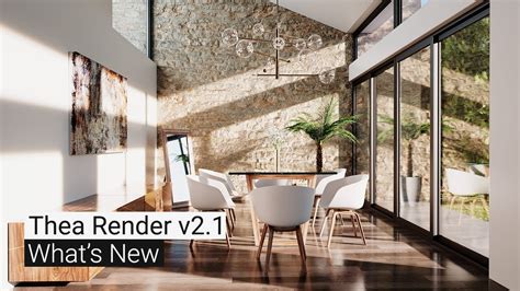 Thea Render v2.1 - What's new - YouTube