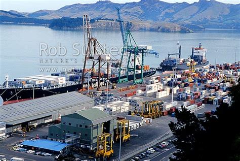 There are plenty of ways to enjoy downtime on your holiday in new zealand. Lyttelton Port - Container terminal, Lyttelton, Banks ...