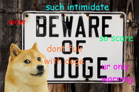 Beware Of Doge Meme Your Only Warning