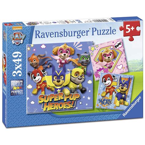 Ravensburger Puzzle Slagalice 3x49pcs Paw Patrol Ra08036 Oddo Igračke