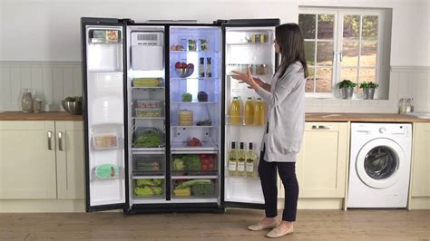 Generally, fridge freezers just stand there, looking boring, full of food. Samsung Fridge Freezer - YouTube