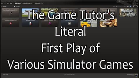 Dodgy Simulation Games Literal First Play Youtube