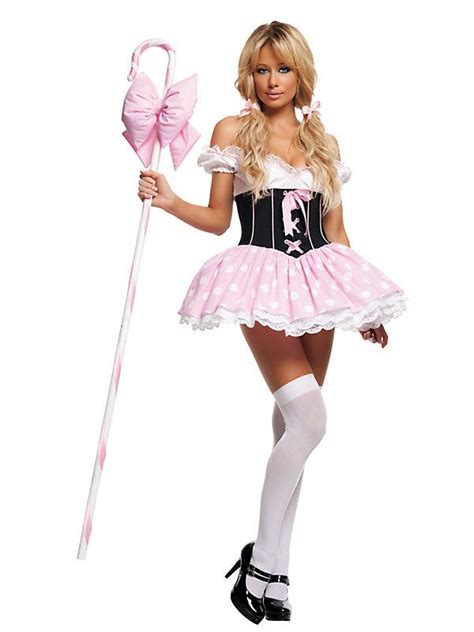 Sexy Pink Little Bo Peep Costume Costume Halloween Cool Halloween Costumes For Women