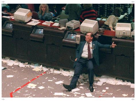 Remembering Black Monday Pictures From The Worst Stock Market Crash In History The Globe And Mail