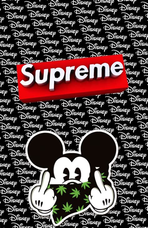 ✓ thousands of new images every day. Mickey Mouse, supreme | Mickey mouse wallpaper, Supreme ...