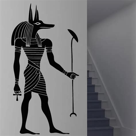 Buy Anubis Wall Stickers Egyptian God Decal Vinyl Art Decor Vintage Home Office