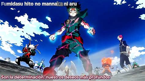 Boku No Hero Academia Opening 10 Sub Español Hitamuki Youtube