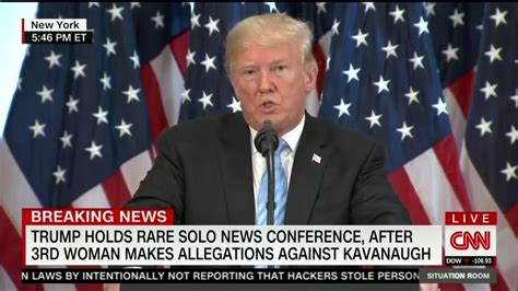 Live: President Trump holds a rare news conference