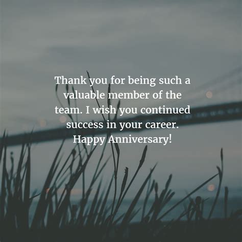 I hope for many more successful years! Work Anniversary Quotes for 10 Years - EnkiQuotes