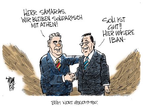 Mal wieder etwas aus dem archiv was dann doch. Aktuelle karikaturen: Gauck in Griechenland