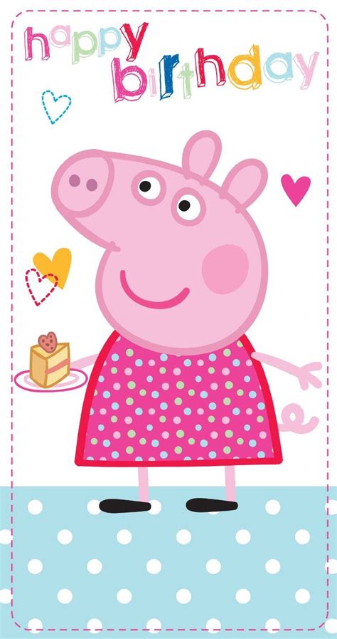 Peppa Pig Slim Happy Birthday Card Toys And Games