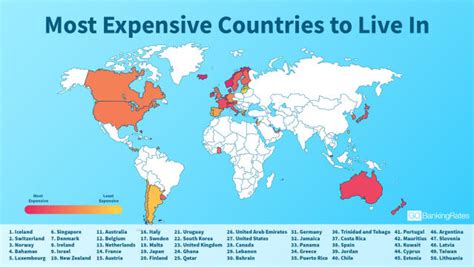 Here Are The Most Expensive Countries To Live In 2018