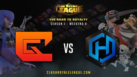 Clan Royale League Crl Week 4 Series 3 Clout Gaming Vs Hammers
