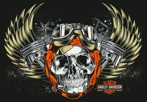 Hd Skull Art Biker Art Motorcycle Art Skull Logo Skull Art Hd 883
