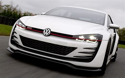 vw golf design vision gti in pictures