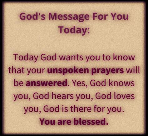 Gods Message For You Today Pictures Photos And Images For Facebook