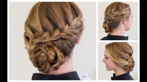 Braided Formal Updo Youtube