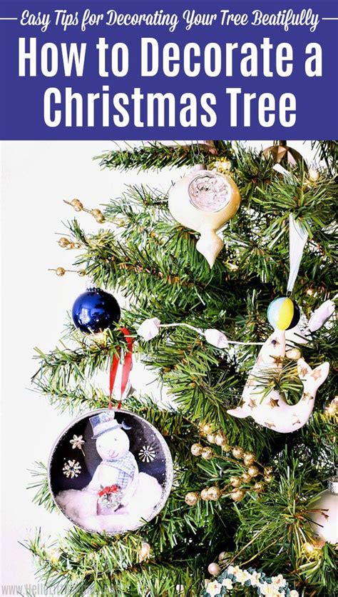 How To Decorate A Christmas Tree Step By Step Christmas Tree Decorating