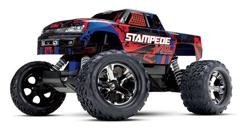 Traxxas 36076 4 Red Traxxas Stampede 2wd Vxl Monster Trucks With