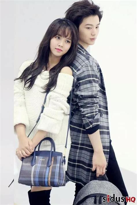 I hope yook sungjae and kim so hyun will have another series together, but this time they will end up together! Kim So Hyun and BTOB's Yook Sungjae for 'Hazzy's Accessories' | Selebritas, Pemotretan, Artis