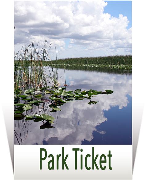 Park Entrance Ticket Only Everglades National Park