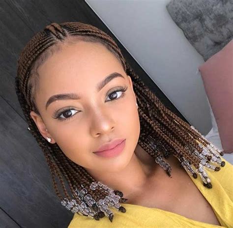 Whether you have naturally straight hair or straightened it with a flat iron, here are 20 straight hairstyle ideas that'll switch up your usual style. Cornrow Design Amabhengi Hairstyle 2019 - Cornrows Hairstyle